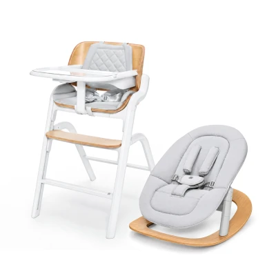 Zopa Set židlička Inspira 2 + novorozenecký set + houpací základna Creamy Natur