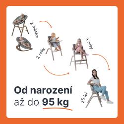 Zopa Set židlička Inspira + novorozenecký set Cookie Beige