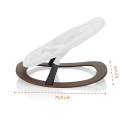 Zopa Set židlička Inspira + novorozenecký set + houpací základna Candy Pink