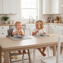 Zopa Set židlička Inspira + novorozenecký set + houpací základna Cookie Beige