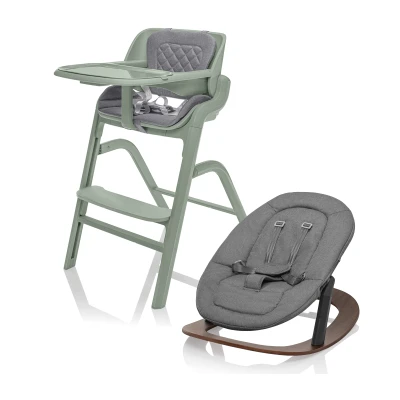 Zopa Set židlička Inspira + novorozenecký set + houpací základna Pistacio Green Zopa Set židlička Inspira + novorozenecký set + houpací základna Pistacio Green