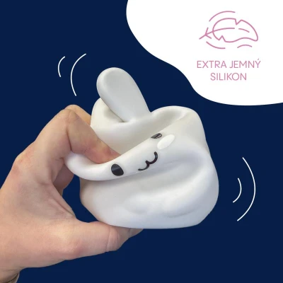 Zopa Silikonová LED noční lampička Rabbit