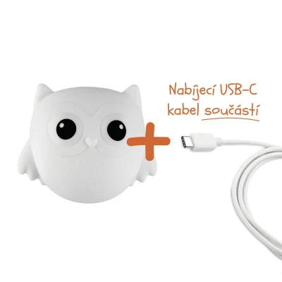 Zopa Silikonové nástěnné noční světlo Cloud