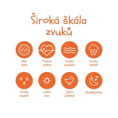 Zopa Silikonový dětský budík s nočním světlem a hudbou Dog