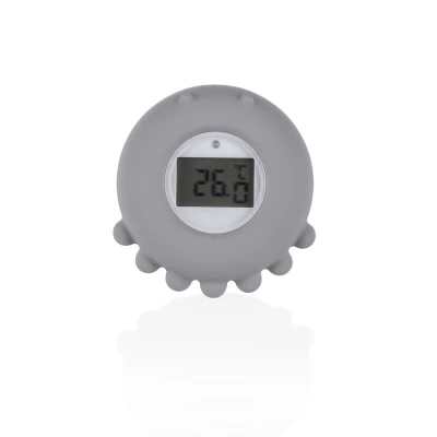 Zopa Silikonový digitální teploměr 2v1 Dove Grey