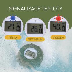 Zopa Silikonový digitální teploměr 2v1 Mustard Yellow