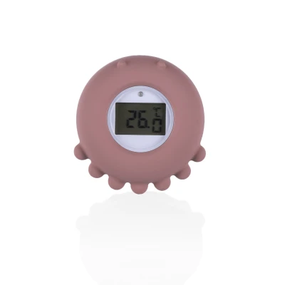 Zopa Silikonový digitální teploměr 2v1 Old Pink
