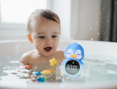 Zopa Silikonový digitální teploměr 3v1 Penguin