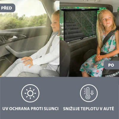 Zopa Sluneční clona rolovací Deluxe černá