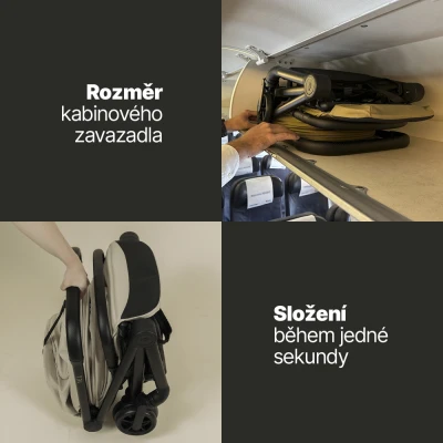 Zopa Sportovní kočárek Jet + kufřík Pack&Ride Boss Grey