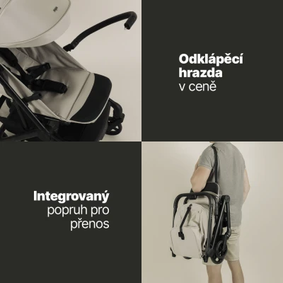 Zopa Sportovní kočárek Jet + kufřík Pack&Ride Boss Grey