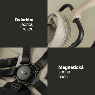 Zopa Sportovní kočárek Jet + kufřík Pack&Ride Boss Grey