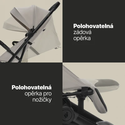 Zopa Sportovní kočárek Jet + kufřík Pack&Ride Boss Grey