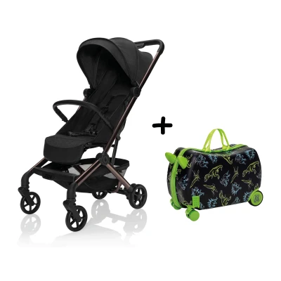 Zopa Sportovní kočárek Jet + kufřík PackRide ZDARMA Quartz Black Zopa Sportovní kočárek Jet + kufřík PackRide ZDARMA Quartz Black