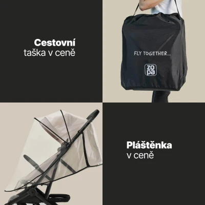 Zopa Sportovní kočárek Jet Latte Beige