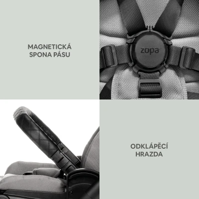 Zopa Sportovní kočárek Move Cross 3 Metal Grey
