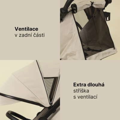 Zopa Sportovní kočárek Moya Ivory Beige