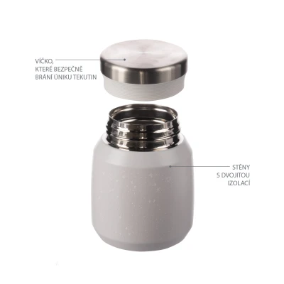 Zopa Termoska na jídlo 300 ml Cookie beige
