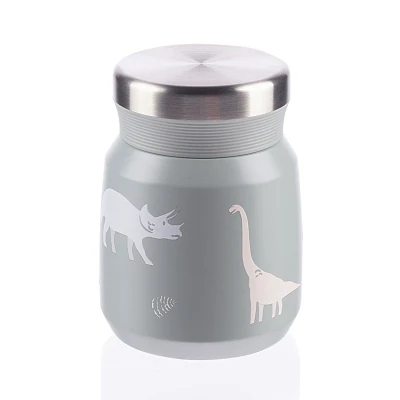 Zopa Termoska na jídlo 300 ml Dino šedozelená