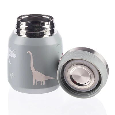 Zopa Termoska na jídlo 300 ml Dino šedozelená