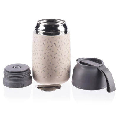 Zopa Termoska na jídlo se silikonovým držákem 620 ml Flowers