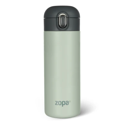 Zopa Termoska na tekutiny s brčkem 400 ml Pistacio green