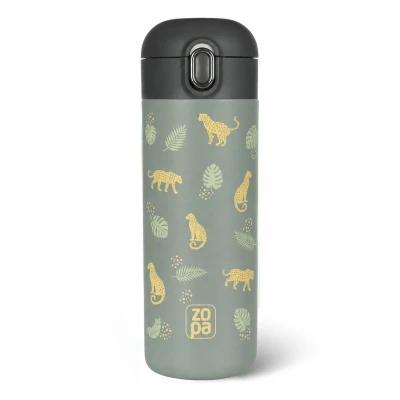 Zopa Termoska na tekutiny s brčkem 400 ml Wild Gepard
