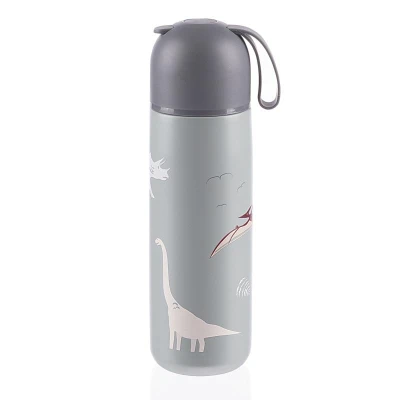 Zopa Termoska na tekutiny se silikonovým držákem 400 ml Dino