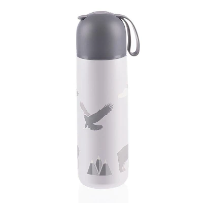 Zopa Termoska na tekutiny se silikonovým držákem 400 ml Mountains