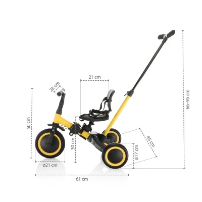 Zopa Tříkolka Razor 3v1 Boss Grey
