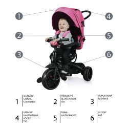 Zopa Trojkolka Citi Trike Candy Pink
