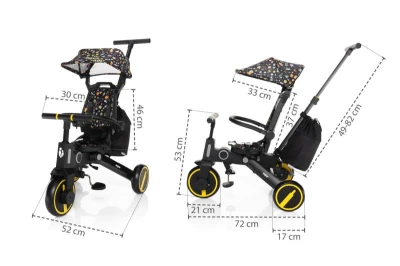 Zopa Tříkolka Nova 2 Cosmic Black