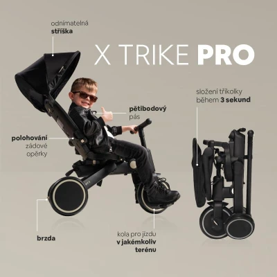 Zopa Tříkolka X Trike Pro Ivory Beige
