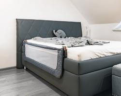 Zopa Zábrana na postel Monna Silver grey