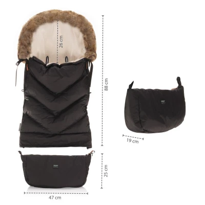 Zopa Zimní fusak Fluffy Combi Old Pink