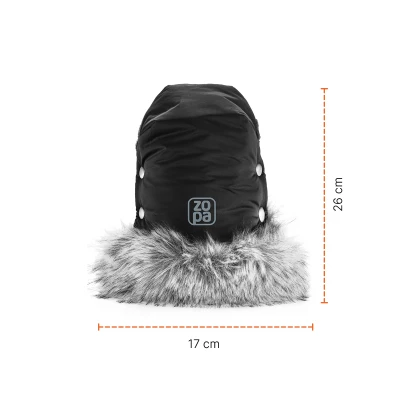 Zopa Zimní rukavice Fluffy 2 Arctic Black