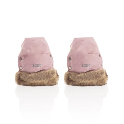 Zopa Zimní rukavice Fluffy 2 Old Pink