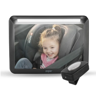 Zopa Zrcátko s LED osvětlením DELUXE Black