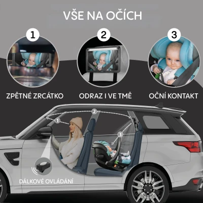 Zopa Zrcátko s LED osvětlením DELUXE Black
