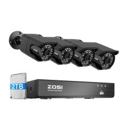 Zosi Sada čtyř IP kamer C105 WiFi 8MP + rekordér + HDD 2TB