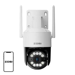 Zosi Venkovní kamera C296 WiFi 8MP s duálním otáčením a naklápěním IP66 + 32GB microSD karta Zosi Venkovní kamera C296 WiFi 8MP s duálním otáčením a naklápěním IP66 + 32GB microSD karta