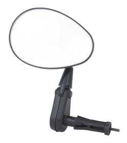 Force Zpětné zrcátko na řídítka oboustranné, černé