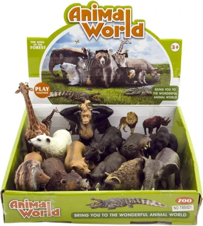 Zvířátko divoké Safari 10cm mini plastová figurka zvířátko 9 druhů