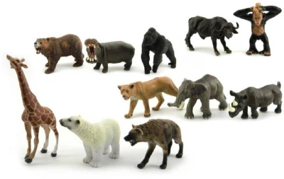 Zvířátko divoké Safari 10cm mini plastová figurka zvířátko 9 druhů