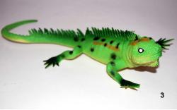 Zvířata ještěrky 32cm plastové figurky zvířátka pískací 6 druhů