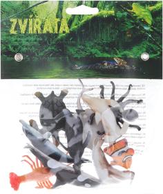 Zvířata mořská 5cm plastové figurky zvířátka set 10ks v sáčku Zvířata mořská 5cm plastové figurky zvířátka set 10ks v sáčku