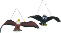 Zvířata ptáci na gumce 28-38cm plastové figurky zvířátka orel / sova 2 druhy Zvířata ptáci na gumce 28-38cm plastové figurky zvířátka orel / sova 2 druhy
