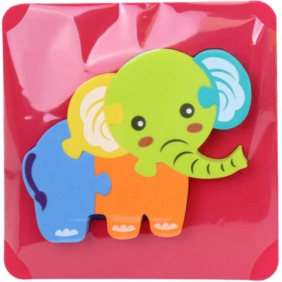 Baby puzzle pěnové zvířátko na podložce do vany do vody 4 druhy