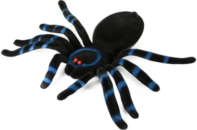 Zvieratko dekorácia halloween pavúk veľký na karte plast