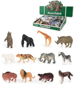 Zvířátko divoké malé 5-8cm plastová figurka 12 druhů